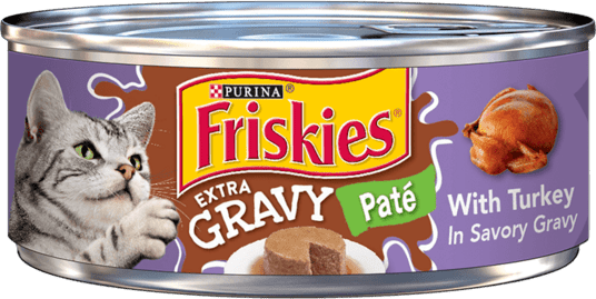 Friskies Extra Gravy Paté With Turkey In Savory Gravy